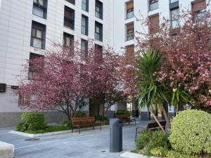 Vonkajšia záhrada v ubytovaní Apartamento Donostia San Sebastian
