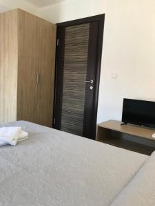 Postel nebo postele na pokoji v ubytování SREBRNA Kap