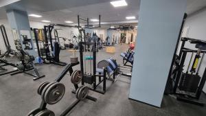 Fitness centrum a/nebo fitness zařízení v ubytování Motel Olympland