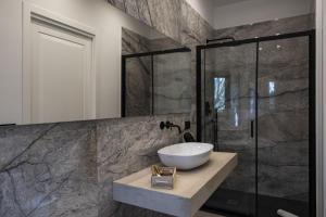 Kúpeľňa v ubytovaní Agriturismo Baglio Làuria + 37 fotografií