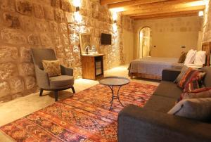 Posezení v ubytování Cappadocia Vita Cave Hotel