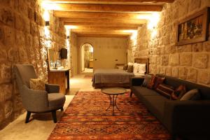 Posezení v ubytování Cappadocia Vita Cave Hotel