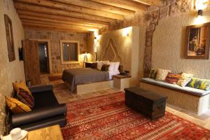 Posezení v ubytování Cappadocia Vita Cave Hotel