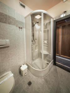 Koupelna v ubytování Hotel Valdarno