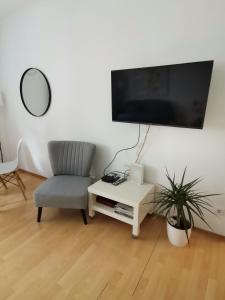TV a/nebo společenská místnost v ubytování Central Alpha Apartment 7min to the city centar