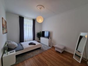 En eller flere senge i et værelse på Süße Marie 1