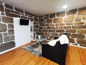 TV a/nebo společenská místnost v ubytování Alojamento Local F&B