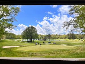 a group of people playing golf on a golf course at Etowah Valley Golf & Resort in Etowah