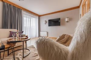 Μια τηλεόραση ή/και κέντρο ψυχαγωγίας στο Apartament Tatry Mountains Zakopane
