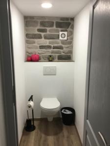 Salle de bains dans l'établissement Gite Ressource 'Toit'