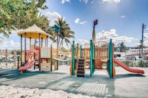 a playground with a slide at Beach 2 level spacious condo in Fort Lauderdale