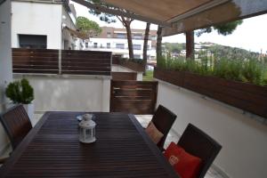 Balkón alebo terasa v ubytovaní Cosy apartamento en Sagaró, Costa Brava
