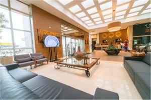 Posezení v ubytování Jade Hotel condomínio suite flat Particular