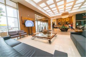 The lobby or reception area at Flat Jade Hotel Brasília