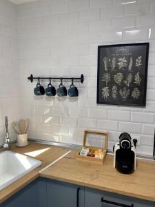 Kuchyň nebo kuchyňský kout v ubytování Apartamento La Muralla