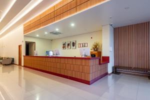 Lobby alebo recepcia v ubytovaní Hotel Santos Dumont Aeroporto SLZ