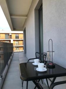 Balkon lub taras w obiekcie Apartament No 61 Blue Holiday Home Zator