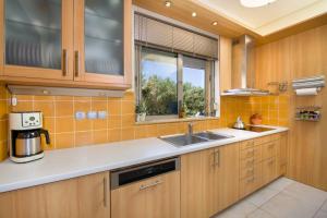 A kitchen or kitchenette at Gea Maleme