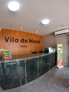 - une réception dans le hall dans l'établissement Vila de Maré Hotel, à Porto de Galinhas