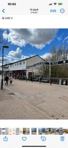 two pictures of a building in a city at West Highland Way Rooms ED30002F in Milngavie