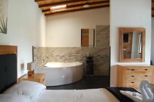 Koupelna v ubytování Hosteria Puerta del Nus