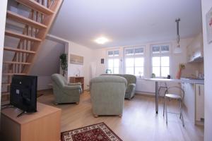 Posezení v ubytování Haus Koppelweg FW-Fisch