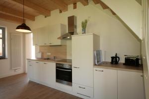 Nhà bếp/bếp nhỏ tại Wohnung-Salzaster