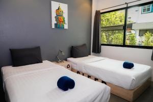 Postel nebo postele na pokoji v ubytování Sleep Guesthouse