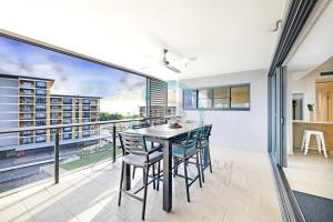 Rõdu või terrass majutusasutuses ZEN Oceania - 2BR Ocean View