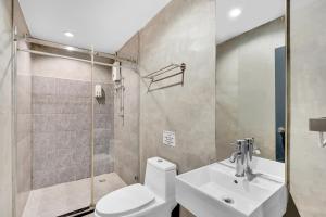 Een badkamer bij Chill Inn Bangkok