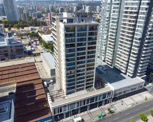 Γενική άποψη της πόλης Βίνα Ντελ Μαρ ή θέα της πόλης από  αυτό το διαμέρισμα