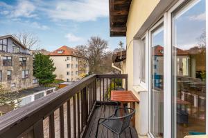 Balkón alebo terasa v ubytovaní Apartament George