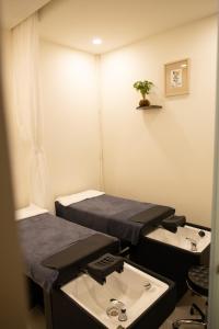 Kúpele alebo wellness v ubytovaní Ruby Hotel