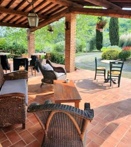 Posezení v ubytování Agriturismo LUCERTOLA