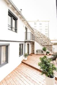 Budynek, w którym mieści się apartament