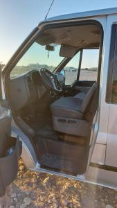 an open door of a van with the door open at Casa movil in Santa Gertrudis de Fruitera