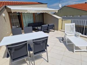 Balkón nebo terasa v ubytování Premium Apartment Maj ****