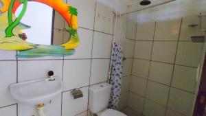 Phòng tắm tại Casa Kuaracy - Praia do Coqueiro, Luis Correia +57 ảnh