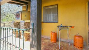 Balkon lub taras w obiekcie Casa rural Navalonguilla Santa Olalla del Cala by Ruralidays