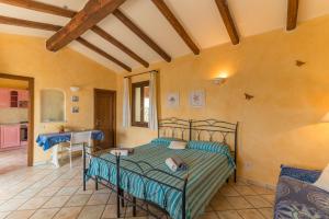 A bed or beds in a room at Villa Anastasie Costa Smeralda
