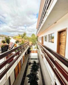Ein Balkon oder eine Terrasse in der Unterkunft Hotel Viajante