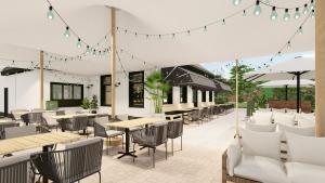 Restaurace v ubytování Glamping Lauwersmeer