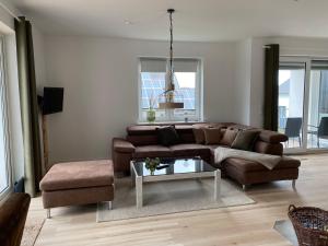 Posezení v ubytování Ferienwohnung Bergsee