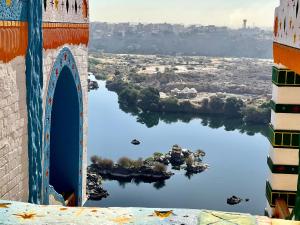 a view of a river from a bridge at Kato Dool Wellness Resort in Aswan
