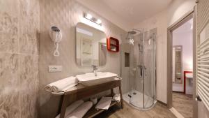Koupelna v ubytování Hotel La Serena