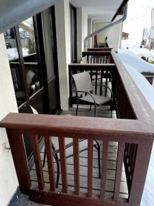 Balkón nebo terasa v ubytování Val Claret, Tignes Appt cosy 5-6pers Location dimanche dimanche en saison