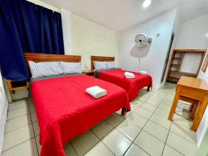 Postel nebo postele na pokoji v ubytování Orquídeas Hotel
