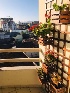 Balkón nebo terasa v ubytování Apartamento completo em Joinville no Costa e Silva - Há 50 km das Praias SC