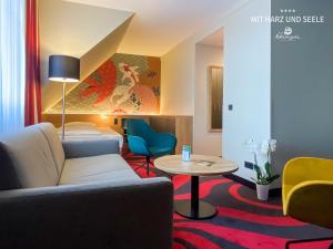 Χώρος καθιστικού στο HKK Hotel Wernigerode