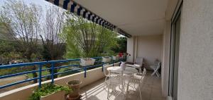 Balkón alebo terasa v ubytovaní Le SEXTANT, Frejus Plage, Grand T2, 52 M2 3-4 pers
